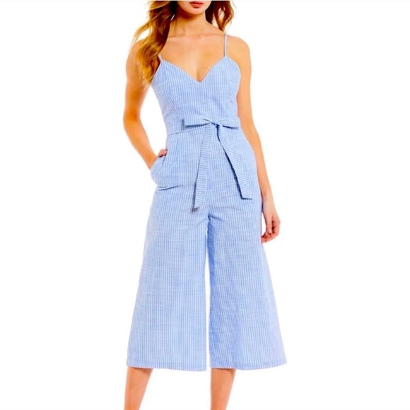 Gianni Bini Pants - NWT Gianni Bini Mo Stripe Culotte Jumpsuit size 4